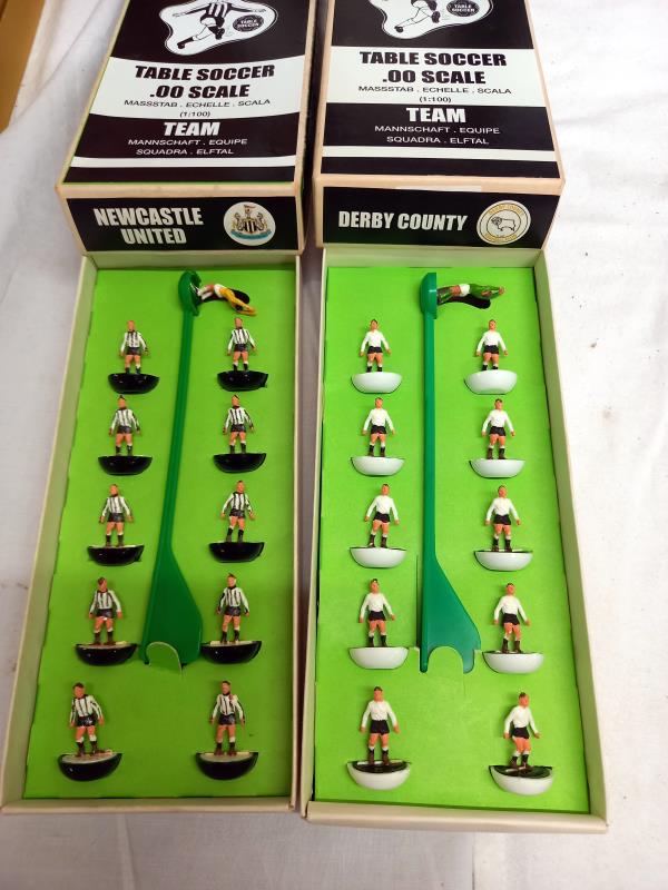 10 boxed table soccer (Subbuteo) teams including Blackpool, Torquay united, Grimsby etc - Image 2 of 6