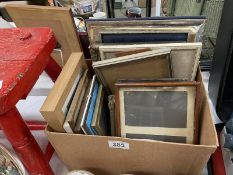 A quantity of small picture frames etc