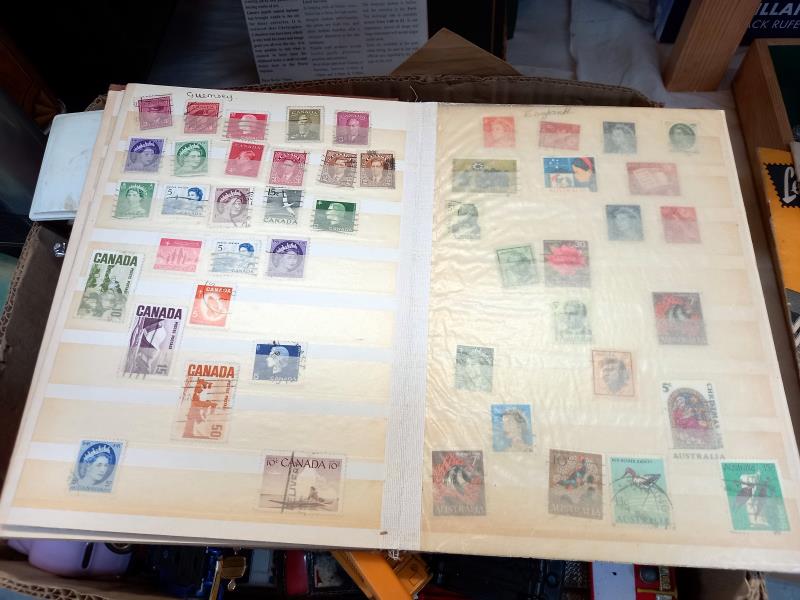 A collection of stamps in UK, & World albums of Jersey, Guernsey & some mint etc. - Image 4 of 7