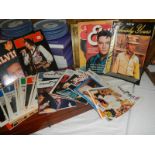 A good lot of Elvis memorabilia including fan club magazines.