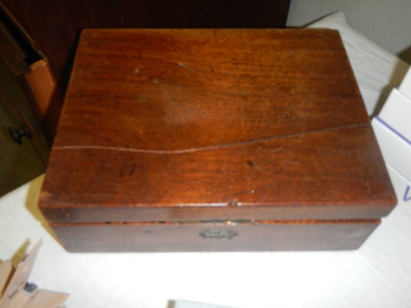 A Victorian writing box. - Image 2 of 2