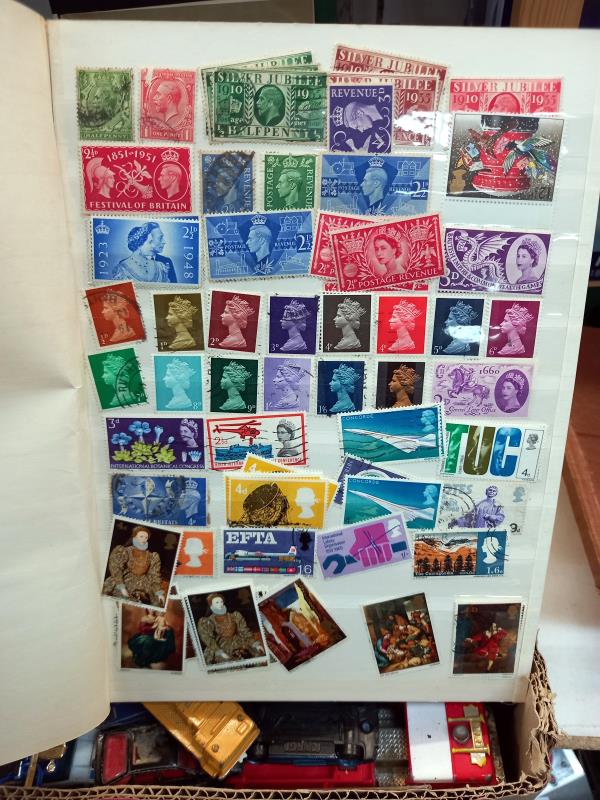 A collection of stamps in UK, & World albums of Jersey, Guernsey & some mint etc. - Image 5 of 7