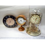 A quantity of mantle clocks including Anniversary. Collect Only.