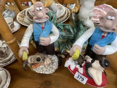 2 Wallace and Gromit shampoo bottles