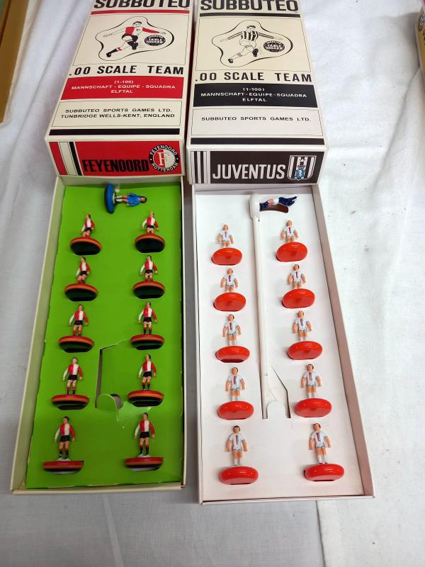 10 boxed Subbuteo teams, European teams including Juventus, Napoli etc - Image 5 of 6