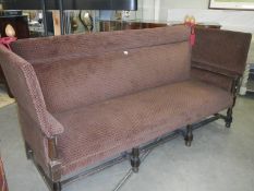 A double knoll end sofa. COLLECT ONLY.