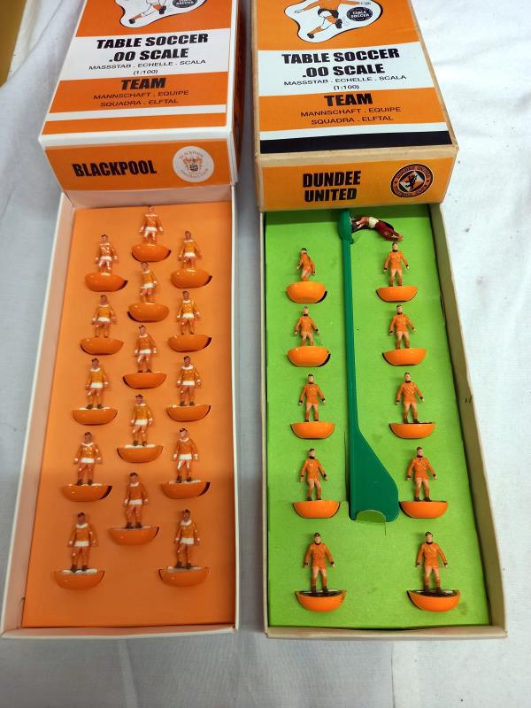 10 boxed table soccer (Subbuteo) teams including Blackpool, Torquay united, Grimsby etc - Image 3 of 6