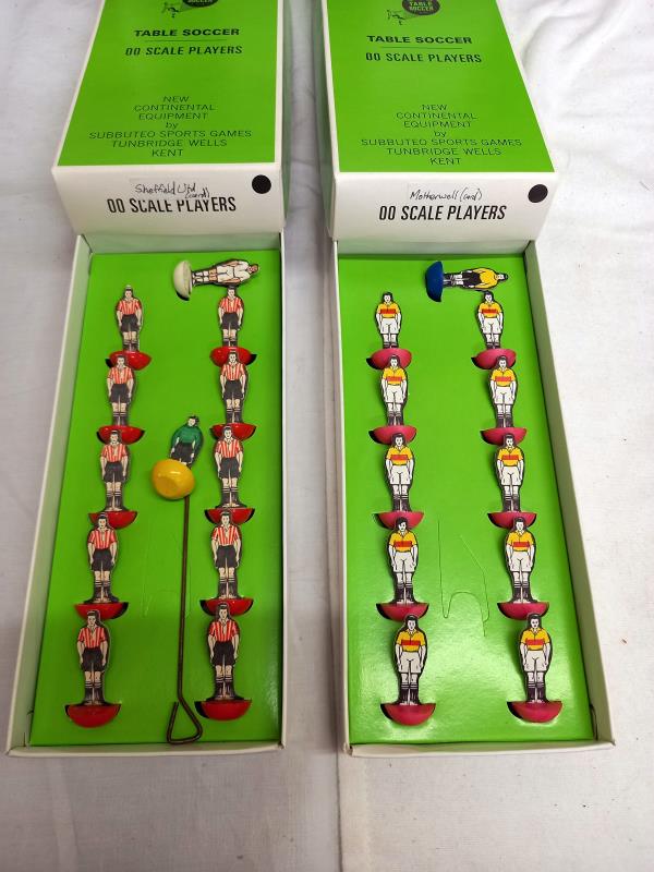 8 UK boxed Subbuteo teams including Darlington, Leeds, including QPR card and Motherwell card - Image 5 of 5