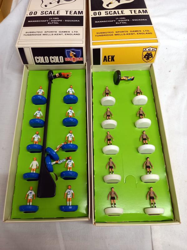 10 boxed Subbuteo teams including Colo Colo/ Australia, Ghana 2nd - Image 2 of 6