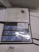 Two small albums of stmaps including penny black with Malta cross with envelope 1880, Penny red on
