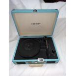 A Crosley cased record player