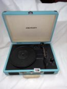 A Crosley cased record player