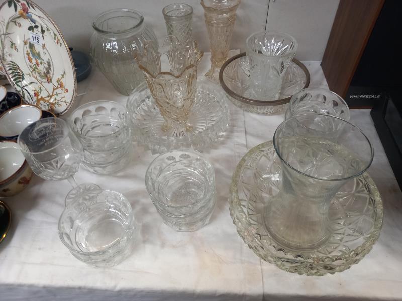 A quantity of glassware including vases. Collect only - Image 3 of 3