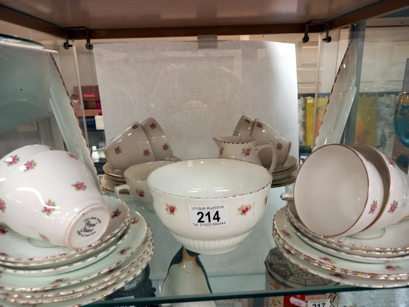 A quantity of Royal Stuart Rose china tea ware and rose china etc