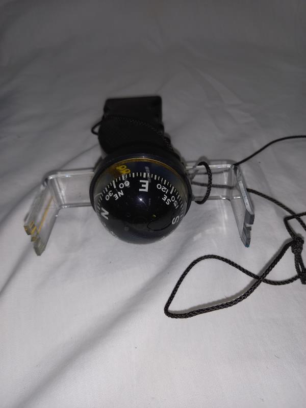 A hand bearing compass & 2 compass torches - Image 7 of 7