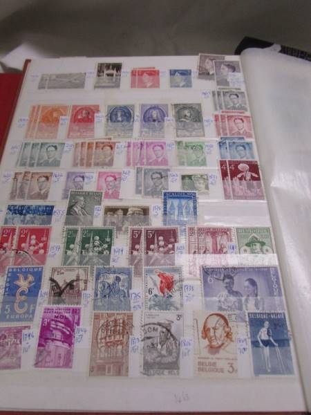 Seven albums of european stamps including Portugal and colonies, Holland, Belgium etc., - Image 10 of 15