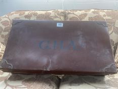 An initialed suitcase (G.H.A)