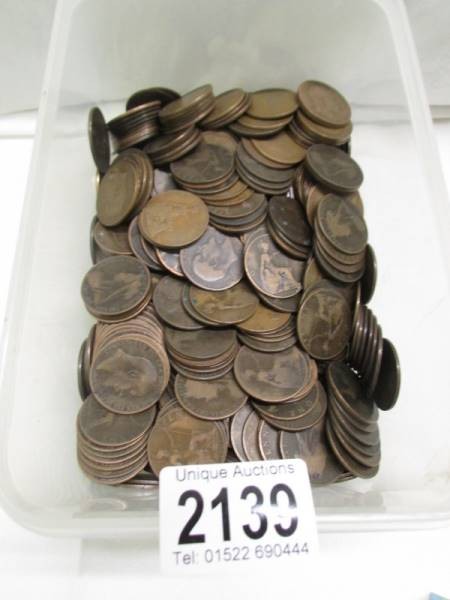 Five kilos of Victorian and Edward pennies.