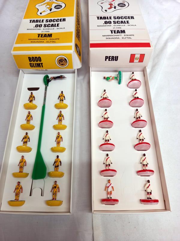 10 boxes table soccer (Subbuteo) teams including New Zealand, Ajax, Peru - Image 6 of 6