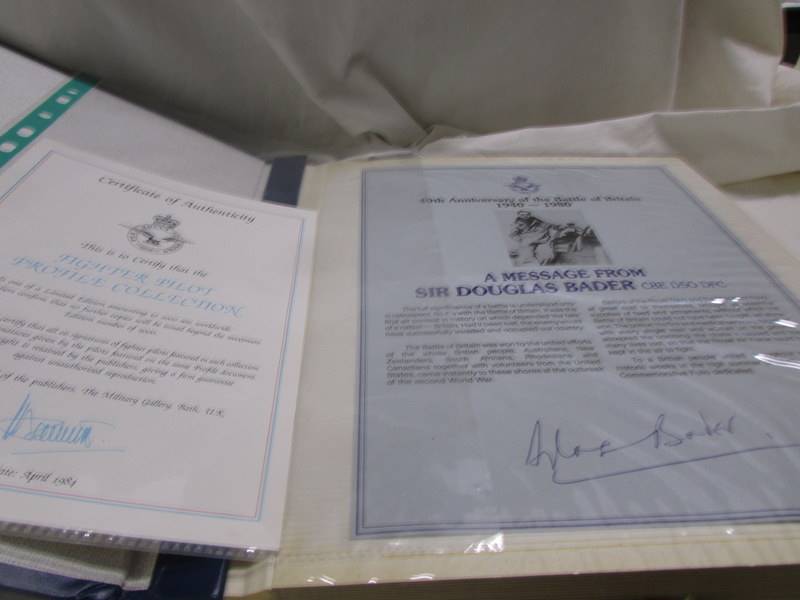 A Flight Pilot Profile collection including 26 signatures, certificate etc., and an RAF medal. - Image 3 of 6