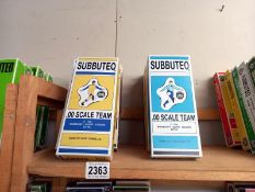 10 boxed Subbuteo teams, European teams including Juventus, Napoli etc