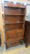 A good quality oak book case. COLLECT ONLY.