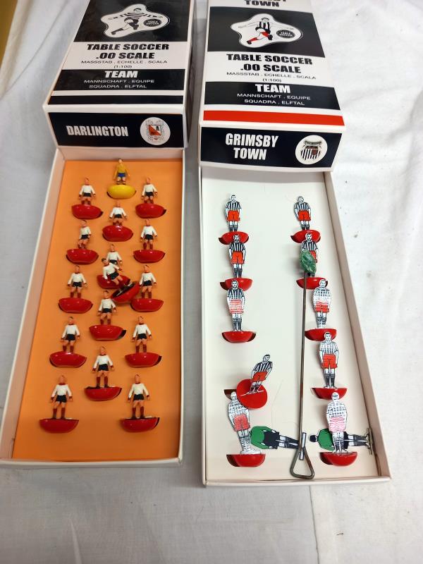 10 boxed table soccer (Subbuteo) teams including Blackpool, Torquay united, Grimsby etc - Image 6 of 6