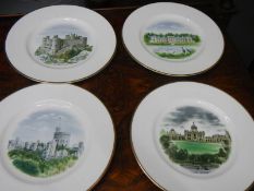 A quantity of Wedgwood castle plates.