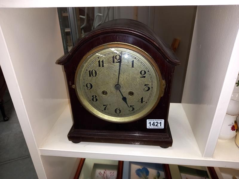 An early 20th century mantle clock in working order