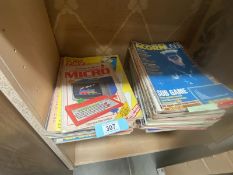 Some early computer magazines, mainly Acorn user