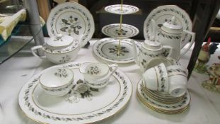 21 pieces of Royal Worcester Bernina pattern table ware, COLLECT ONLY.