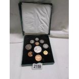 A 1951 Festival of Britain Crown to Farthing set.