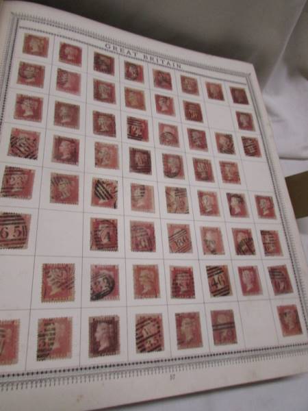 A very good Victorian stamp album of Victorian and early 20th century stamps including GB penny - Bild 16 aus 50