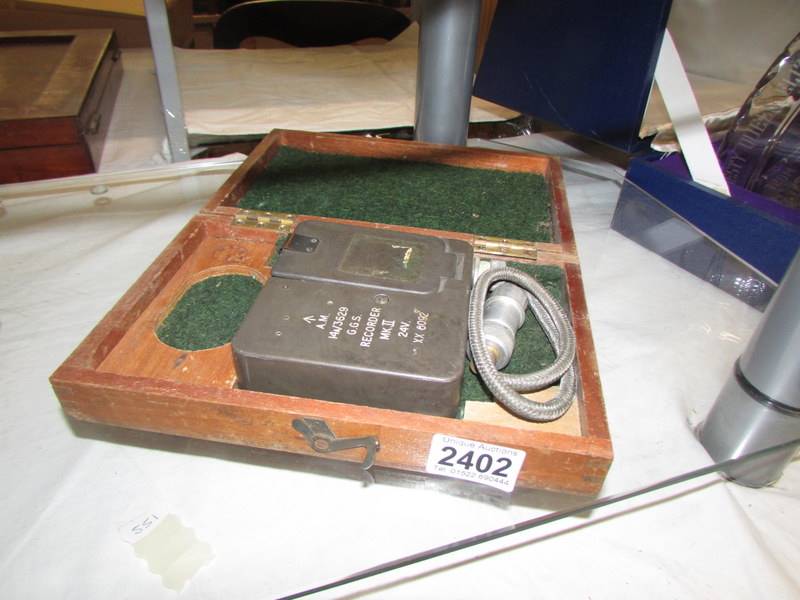 A boxed Spitfire 14A/3629 G. G. S. Recorder MkII.