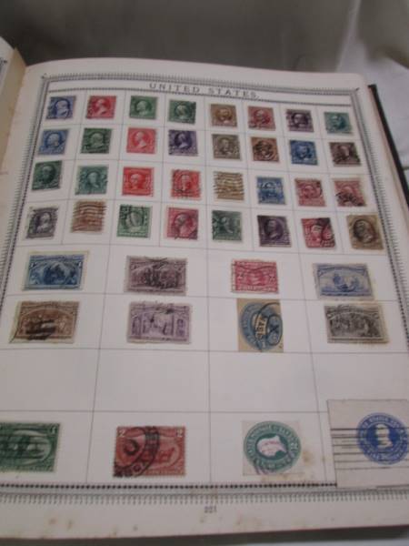 A very good Victorian stamp album of Victorian and early 20th century stamps including GB penny - Bild 37 aus 50