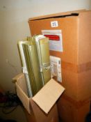 A quantity of Venetian blinds & boxed folding table