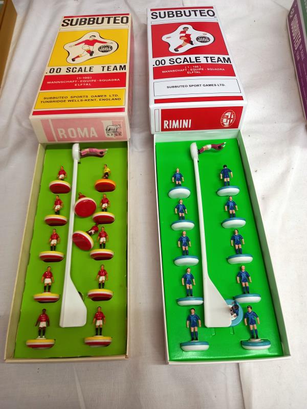 10 boxed subbuteo teams mainly European international including Mexico, Spain, Brasil, Velez - Image 2 of 6