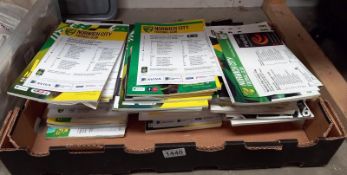 A large quantity of Norwich City football programs (circa 2016 - 2019)