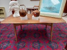 A retro dining table (180cm x 90cm x height 75cm approximately) COLLECT ONLY
