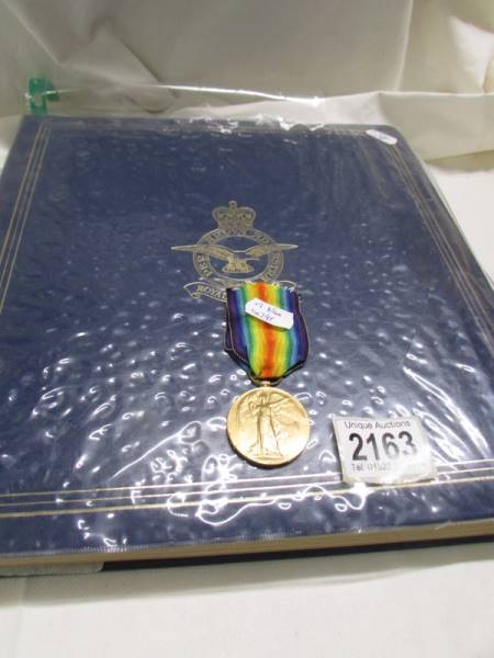 A Flight Pilot Profile collection including 26 signatures, certificate etc., and an RAF medal.