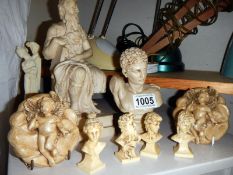 A selection of 20th century busts