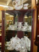 A Royal Albert Moss Rose tea set. COLLECT ONLY.