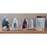 4 effectively new electric irons