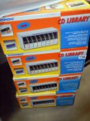 4 new CD library CD holders (capacity 96)