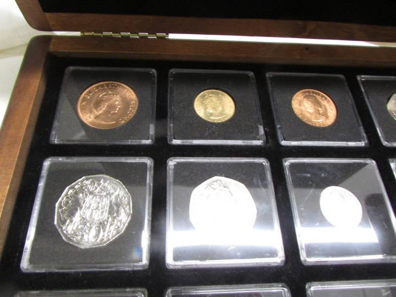 A cased collection of uncirculates/proof Elizabeth II commonwealth coins. - Image 3 of 5