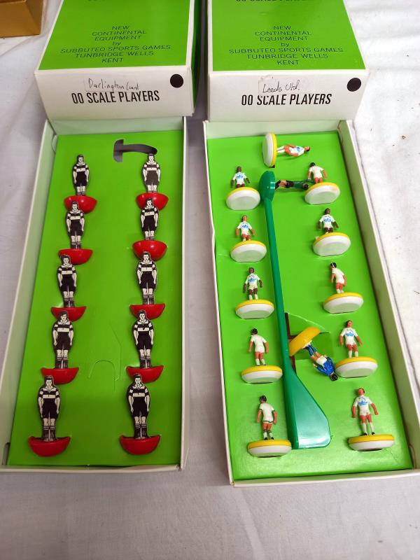 8 UK boxed Subbuteo teams including Darlington, Leeds, including QPR card and Motherwell card - Image 2 of 5