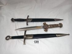 3 collectors daggers