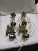 A pair of GWR wall lights.