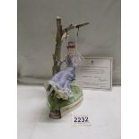 A Royal Worcester limited edition figurine, 'Alice', 12/500.