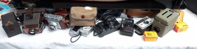 A collection of camera's etc